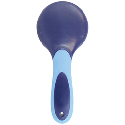 [566-0000bl] Brosse à crins ergonomique bleu