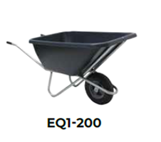 [R0006648] Brouette EQ1 200L 1 roue