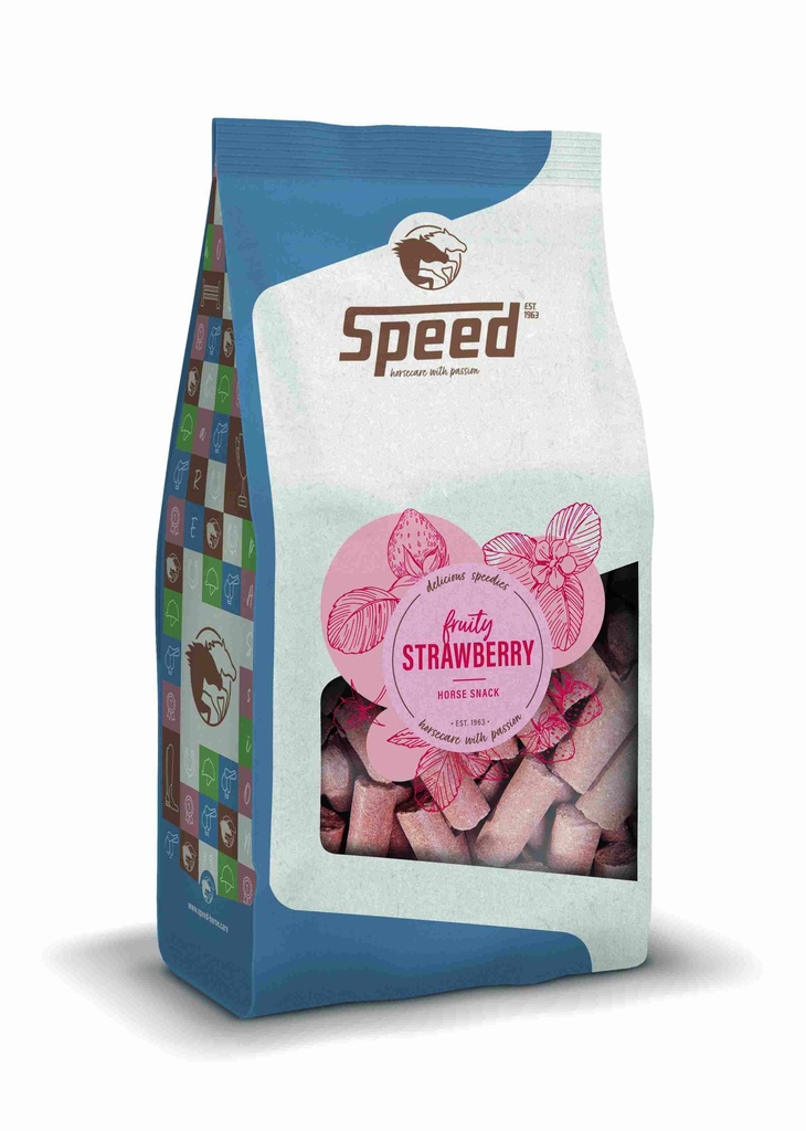 Speed Paardensnoep 'Aardbei' 1kg