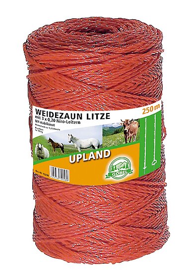 Electric fence wire 'Upland' 250 meter orange Göbel