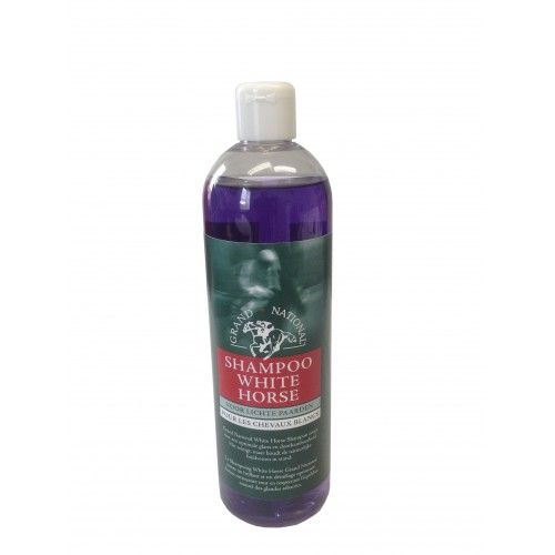 Grand National shampooing pour chevaux blanc 500 ml