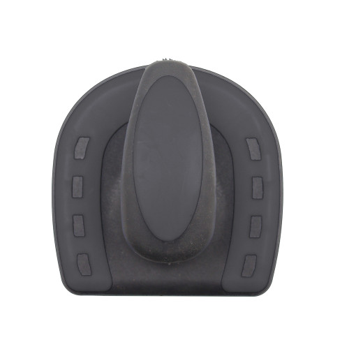 Brush soft grip horseshoe - black