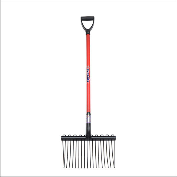 Fynalite metalen krollevork met Houten D-steel