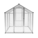 Voliere en aluminium 182x178x195 cm