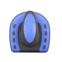 Brush soft grip horseshoe - blue