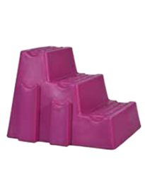 Step stool with obstacle spoons Roto