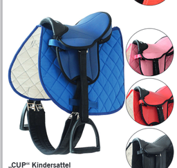 [FW60230] Kinderzadel Cup incl stijgbeugels