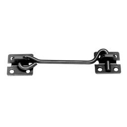 Deurhaakje 150mm blister zwart