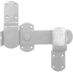 [pr509-gv] Loquet à chevauchement galvanisé 240mm blister Perry