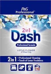 Lessive en poudre Dash 2 en 1 (110 cuillères)