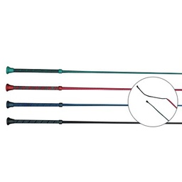 Dressage whip with rubber grip
