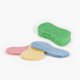 Opzwellende spons geel